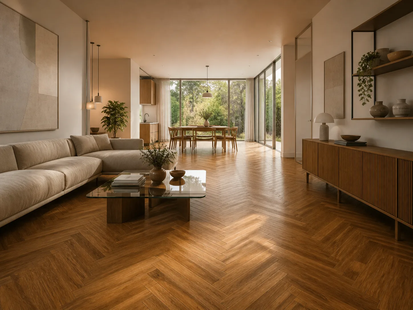 Interior Feature Walls — Teak Wall Cladding