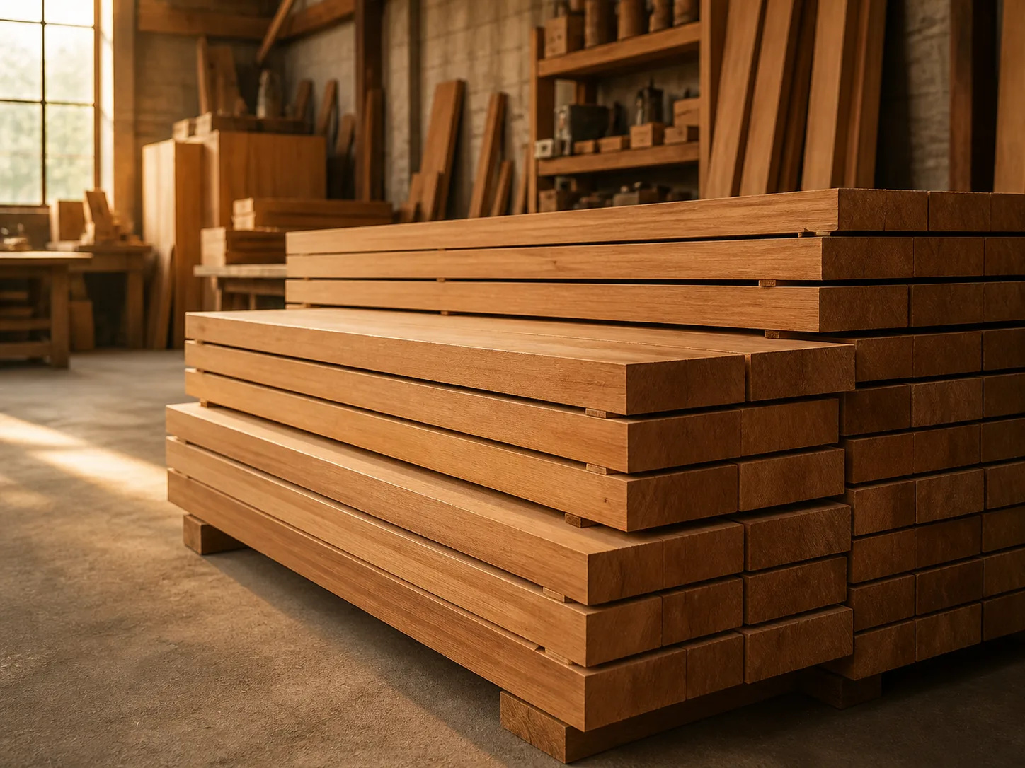 Processed Teak Timber