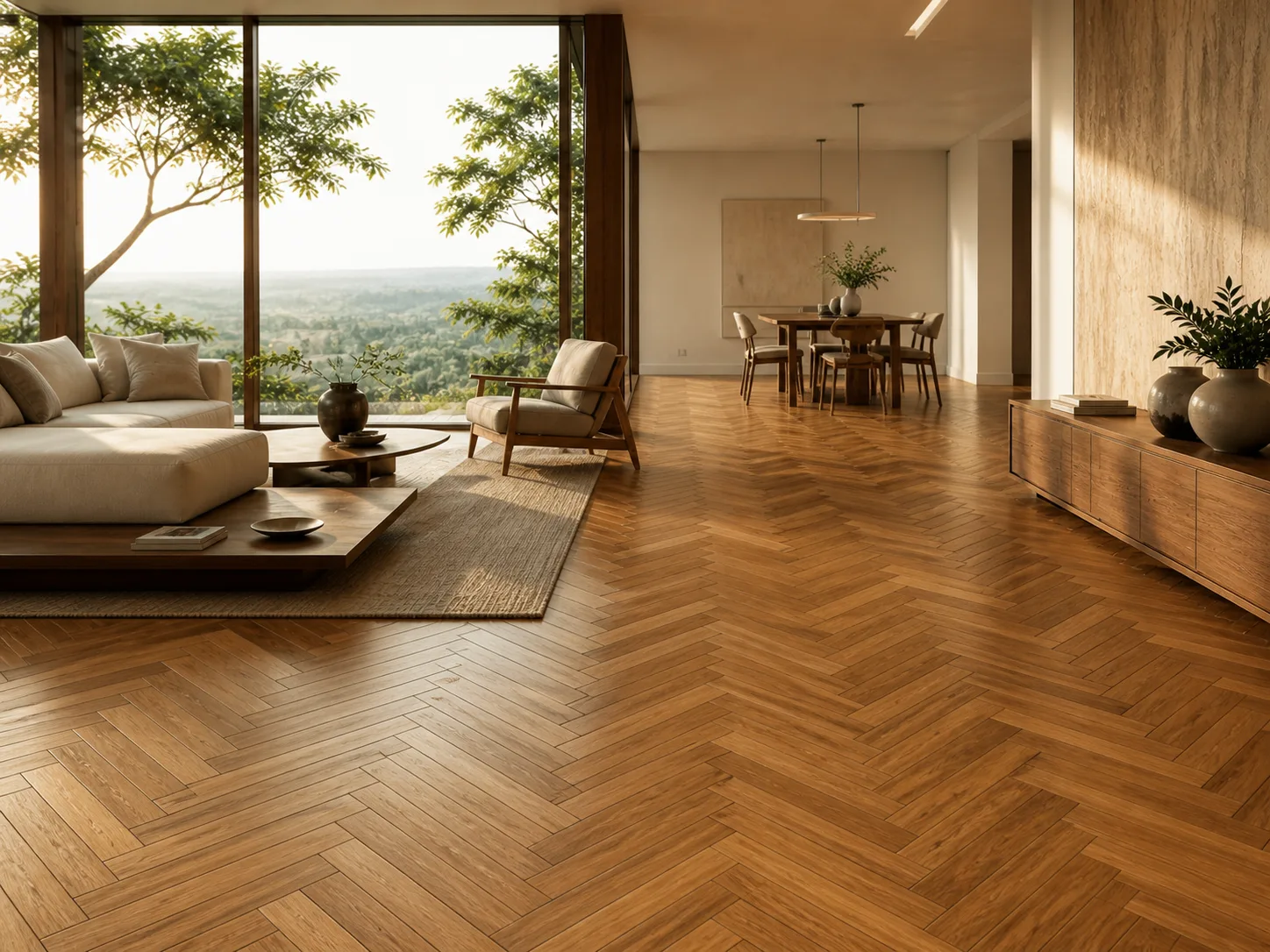 Pavimenti in parquet teak