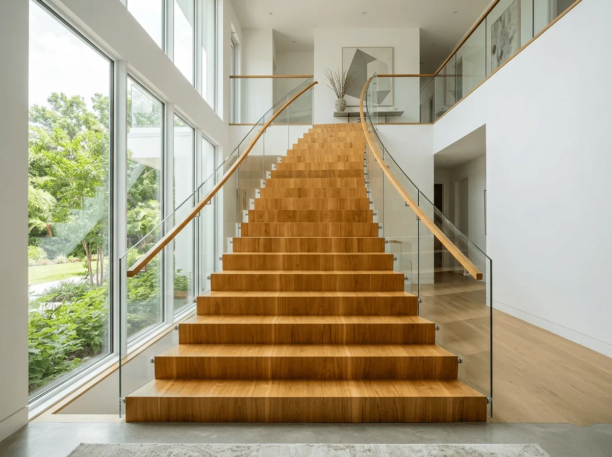 Teak Staircase Timber