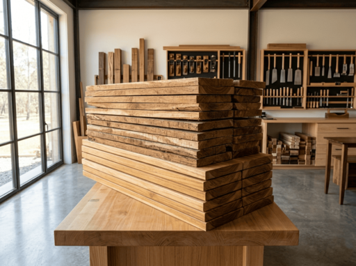 Bois de teck transformé